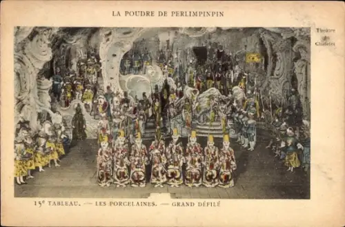 CPA Théâtre du Châtelet in Paris, La Poudre de Perlimpinpin