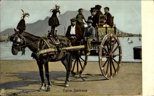 Ak Carro Siciliano, Kutsche