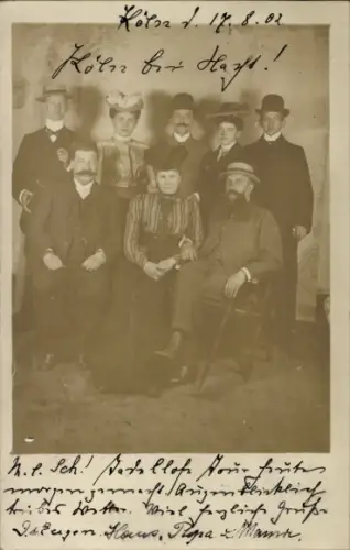 Foto Ak Köln, Gruppenbild, Portrait