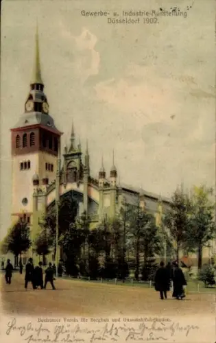 Ak Industrie und Gewerbeausstellung Düsseldorf 1902, Bochumer Verein für Bergbau Gassstahlfabrik