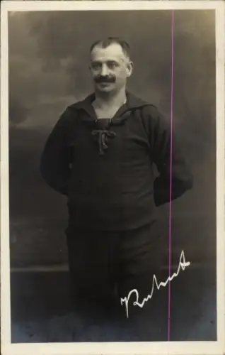 Foto Ak Deutscher Matrose, Portrait