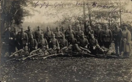 Foto Ak Brandenburg an der Havel, Reserve-Infanterie-Regiment Nr. 35, Soldaten