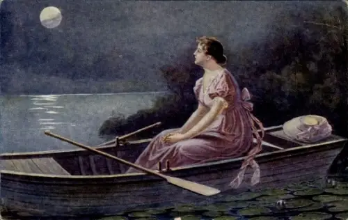 Künstler Ak Suchanek, J., Maiabend