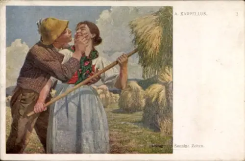 Künstler Ak Karpellus, A., Sonnige Zeiten