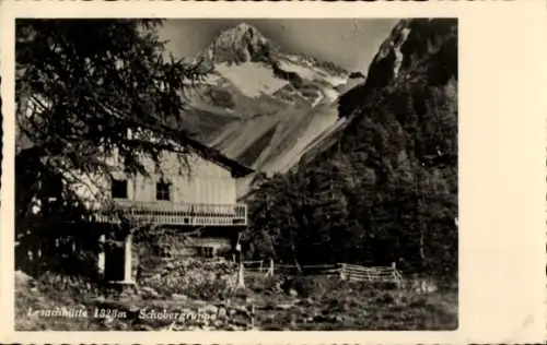 Ak Tirol, Lesachhütte mit Schobergruppe