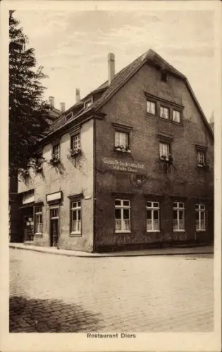Ak Werl in Westfalen, Restaurant Diers, Gastwirtschaft Wilhelm Diers,  Steinerstr. 47
