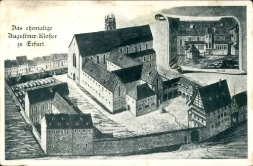 Ak Erfurt in Thüringen, Ehemaliges Augustiner-Kloster zu Erfurt