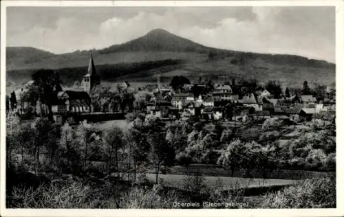 Ak Oberpleis Königswinter am Rhein, Oberpleis, Siebengebirge, Ortsansicht, Kirche