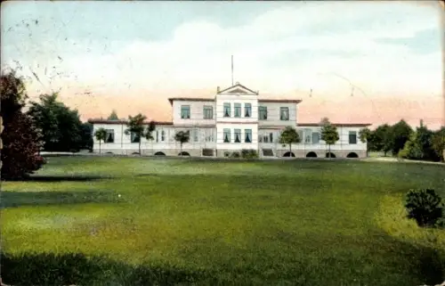 Ak Bergen in der Lüneburger Heide, Blick auf Sanatorium Achterberg