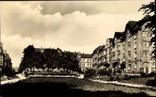 Ak Auerbach im Vogtland, Auerbach (Vogtl.) - Karl-Marx-Platz