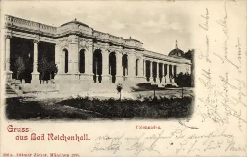 Ak Bad Reichenhall in Oberbayern, Colonnaden