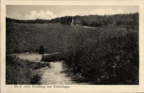 Ak Siegen in Westfalen, Blick vom Knelling zur Eremitage, Knelling, Eremitage