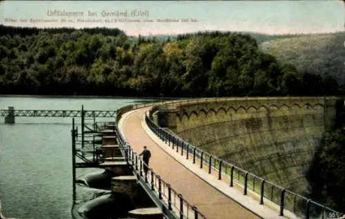 Ak Gemünd Schleiden in der Eifel, Urfttalsperre