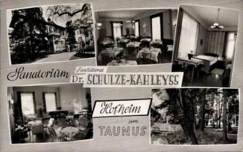 Ak Hofheim im Taunus Hessen, Sanatorium Sanitätsrat Dr. Schulze Kahleyss