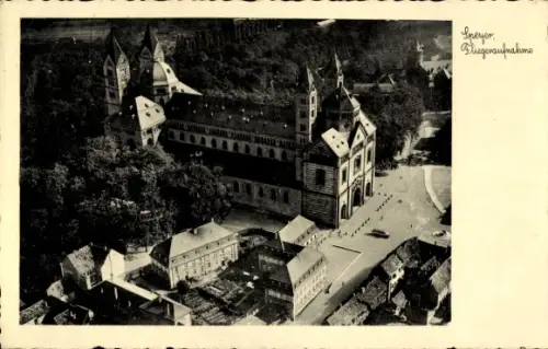 Ak Speyer am Oberrhein Rheinland Pfalz, Fliegeraufnahme