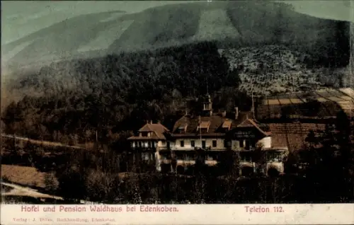 Ak Edenkoben an der Haardt Pfalz, Hotel und Pension Waldhaus