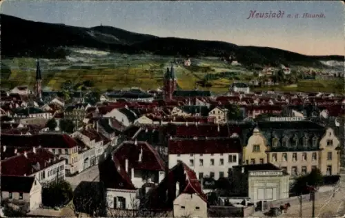 Ak Neustadt an der Haardt Neustadt an der Weinstraße , Stadtansicht, Hotel Löwen