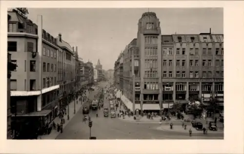 Ak Praha Prag Tschechien, Straßenpartie
