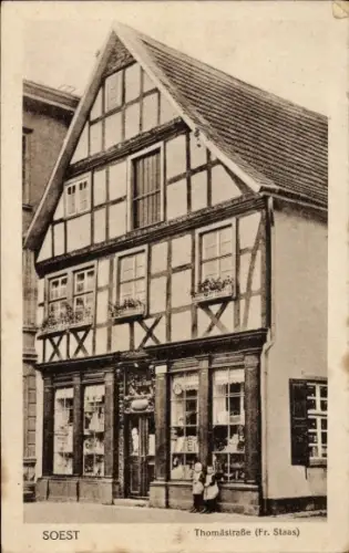 Ak Soest in Westfalen,  Thomästraße, Fr. Staas