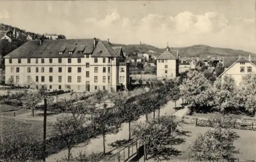 Ak Blankenburg am Harz,  Rhotertsche Realschule, Alumnat, Rückansicht