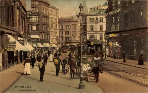 Ak Hamburg Mitte Neustadt, Ellerntorsbrücke