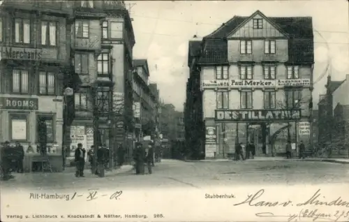 Ak Hamburg Mitte Neustadt, Stubbenhuk