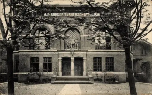 Ak Hamburg Mitte St. Georg, Haus d. Hamburger Turnerschaft v. 1816, Außenansicht