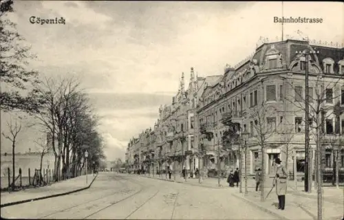 Ak Berlin Köpenick, Bahnhofstraße