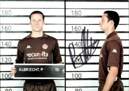 Autogrammkarte Fußballer Philipp Albrecht, FC St. Pauli, Autogramm