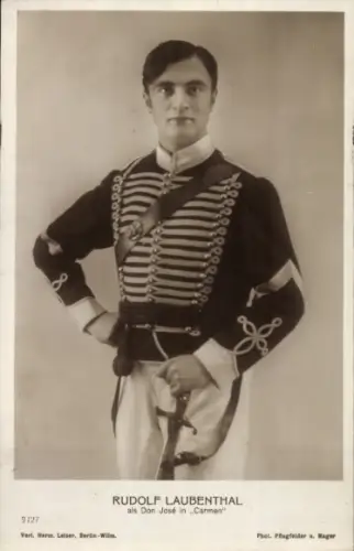 Ak Opernsänger Rudolf Laubenthal, Don Jose, Carmen