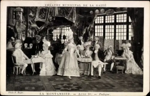 CPA Théâtre de la Gaîté, La Montansier, Acte Ier, Prologue