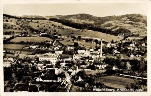 Ak Wilhelmsburg Kreisbach in Niederösterreich, Gesamtansicht
