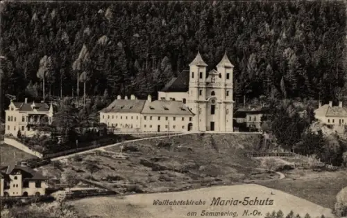 Ak Maria Schutz Schottwien in Niederösterreich, Wallfahrtskirche
