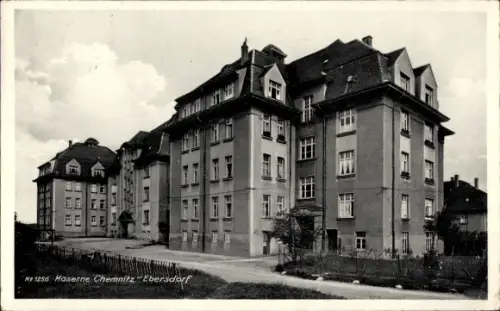 Ak Ebersdorf Chemnitz in Sachsen, Kaserne