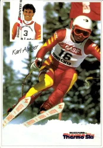 Ak Skirennfahrer Karl Alpiger