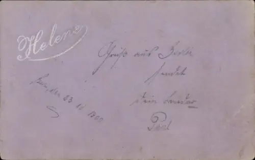 Buchstaben Ak Frauenname Helene