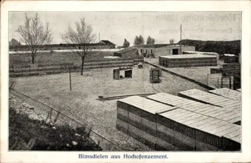 Ak Oslebshausen Bremen, Bimsdielen aus Hochofenzement