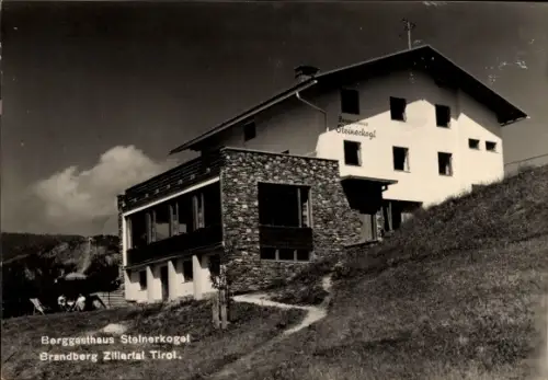 Ak Brandberg im Zillertal in Tirol, Berggasthaus Steinerkogel