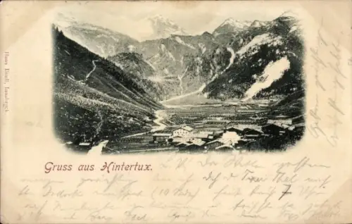 Ak Bad Hintertux Tirol, Gesamtansicht mit Umgebung