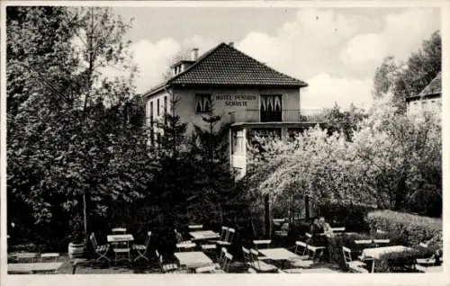 Ak Frankenforst Bergisch Gladbach in Nordrhein Westfalen, Hotel-Pension Schulte,  Taubenstraße 4