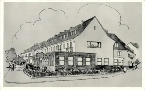 Ak Weiden Köln am Rhein, Hotel Germania, Inh. Jakob Klefisch, Weiden b. Köln