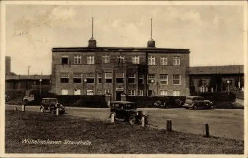 Ak Wilhelmshaven an der Nordsee, Strandhalle