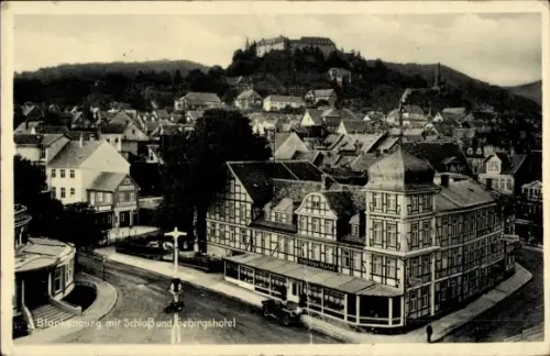 Ak Blankenburg am Harz,  Schloß, Gebirgshotel