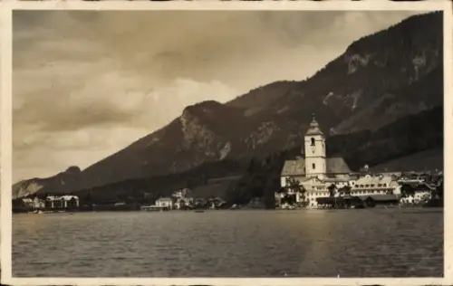 Ak St. Wolfgang am Wolfgangsee Oberösterreich, St. Wolfgang, Wolfgangsee, Salzkammergut, Pfarrkir