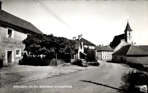 Ak Bad Kreuzen in Oberösterreich, Gasthof Achleitner