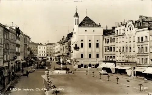 Ak Ried im Innkreis Oberösterreich,  Ob.-O., Hauptplatz