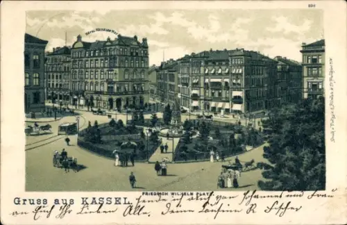 Ak Kassel in Hessen, Friedrich Wilhelm Platz
