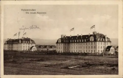 Ak Holzminden an der Weser, Kasernen