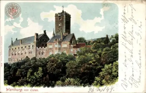 Ak Lutherstadt Eisenach in Thüringen, Wartburg