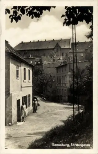 Ak Ronneburg in Thüringen, Förstergasse